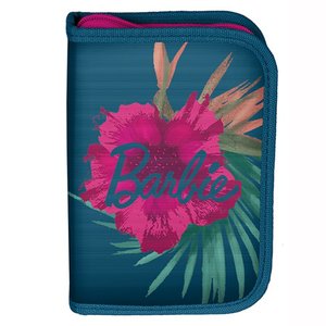 Penál Barbie Růžové květy rozkládací-4